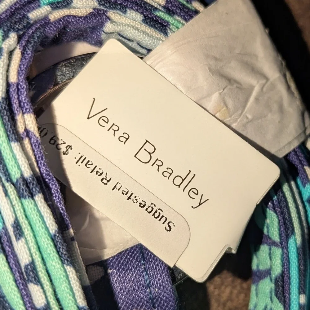 Vera Bradley Breakaway Lanyard Blue Island Medallion Paisley 15972-U60 NWT
